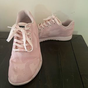 Lightly worn Light pink Camo nobull trainers